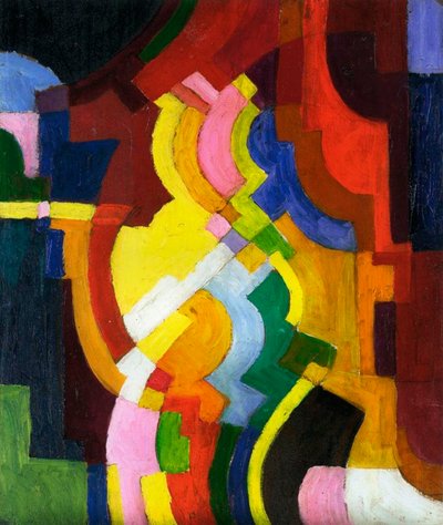Coloured Forms III by August Macke